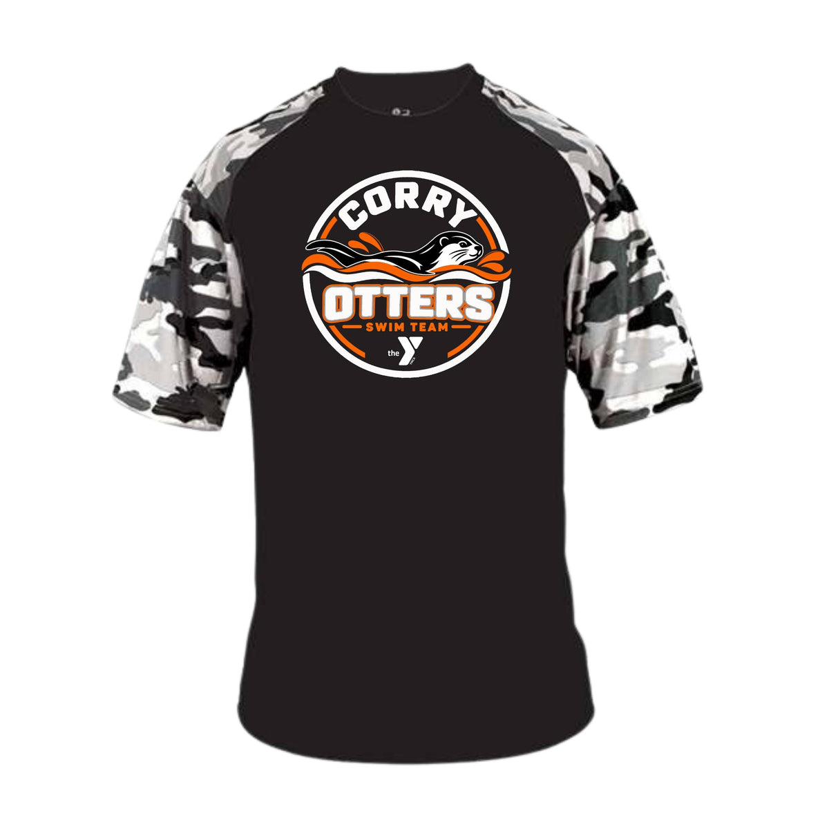Otters Swim Camo Performance T-Shirt