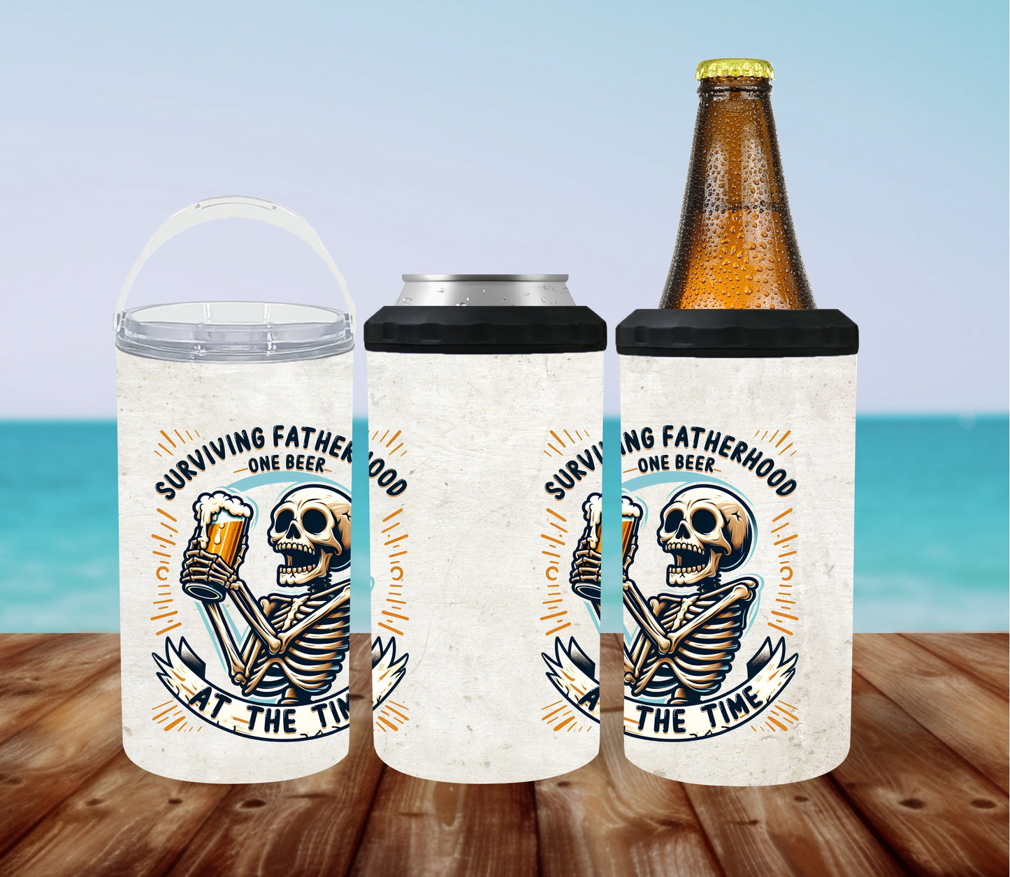 Surviving Fatherhood 4-in-1 Can Cooler