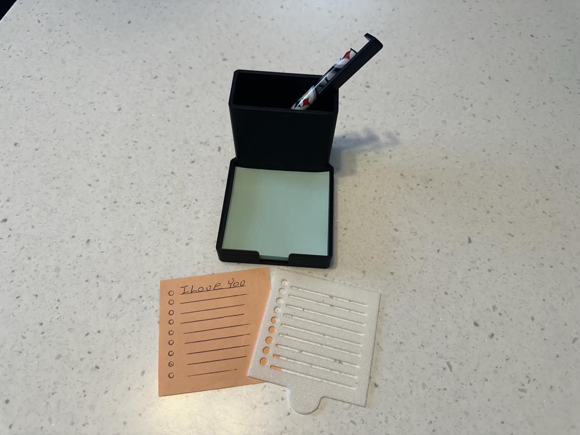 Post It & Pen Caddy