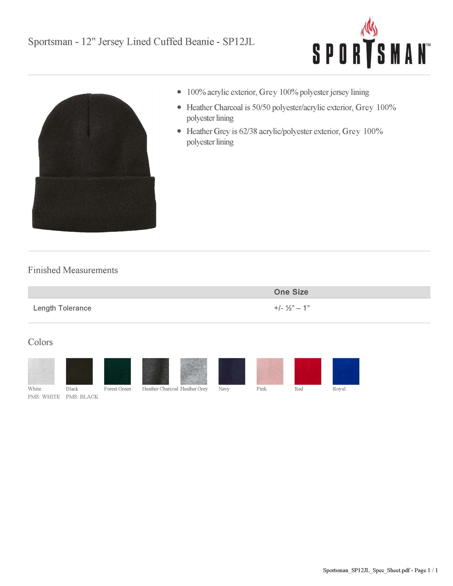 Harborcreek Little Gridders Cheer Beanie