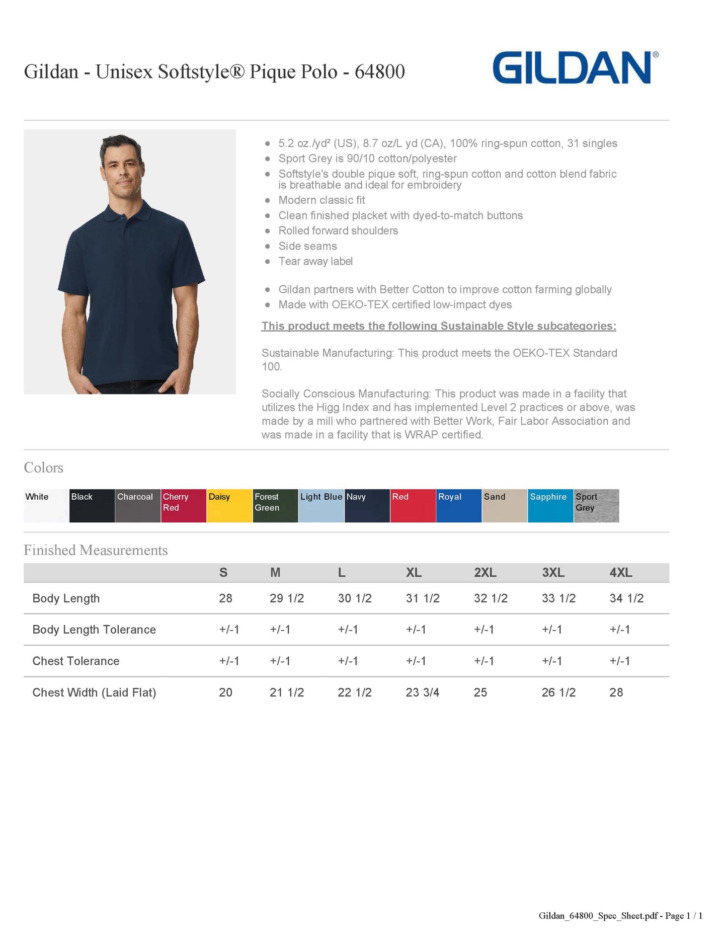 Swish Adult Polo