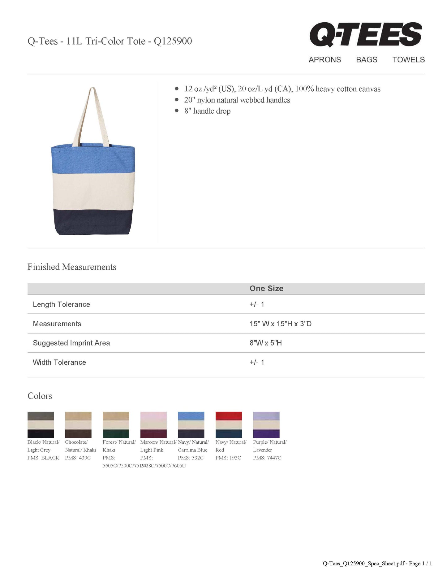 Stronger Together TriColor Tote