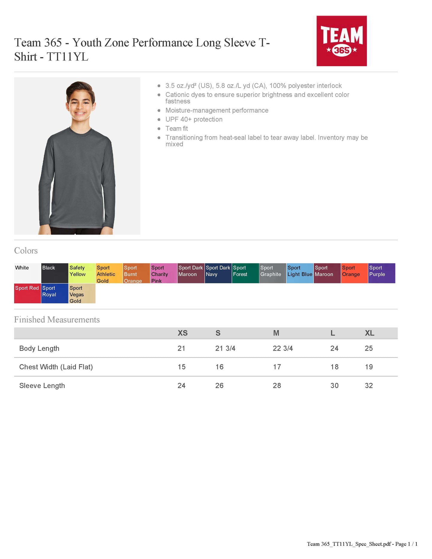 Swish Basketball DriFit Performance Long Sleeve YOUTH