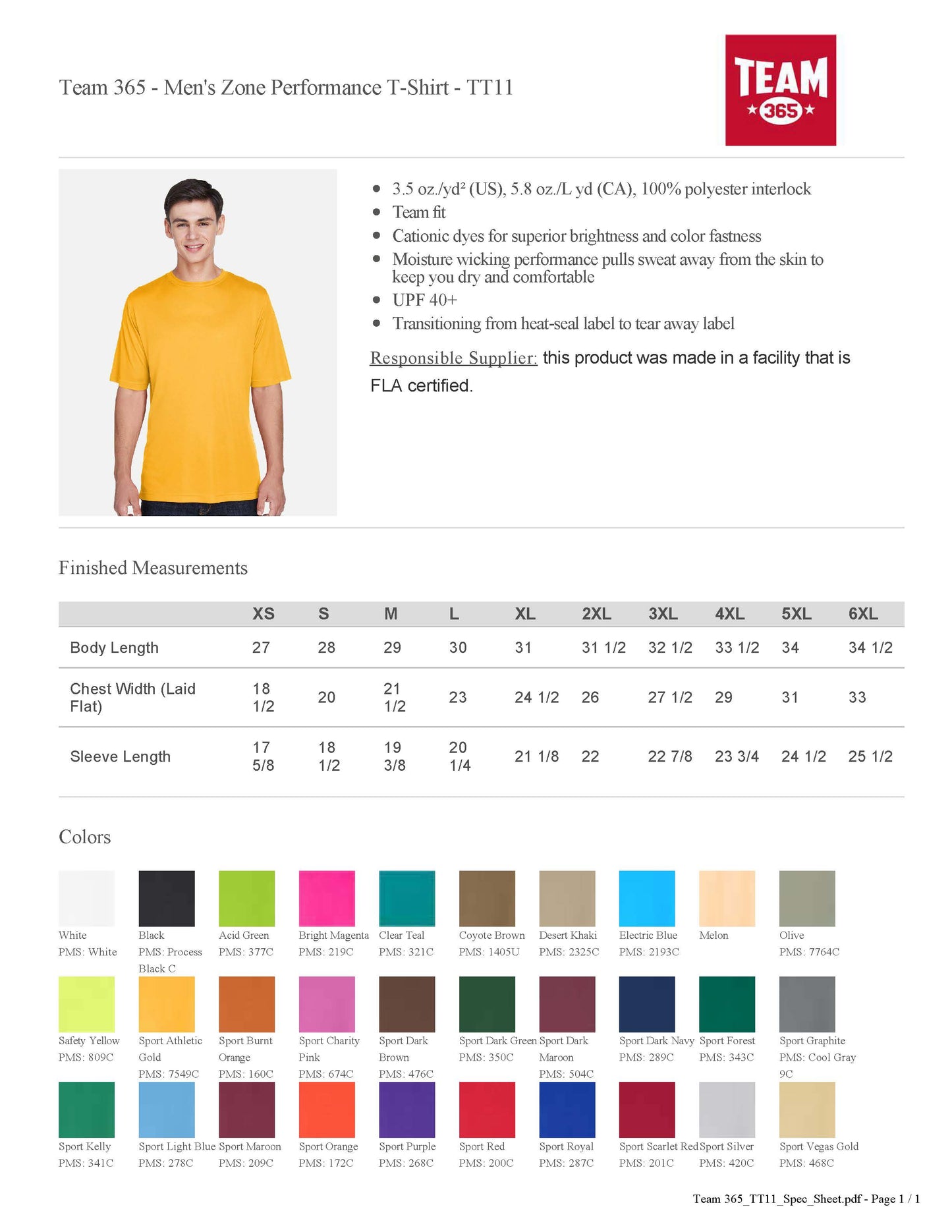 UC Performance Tee Adult - Bears Repeat