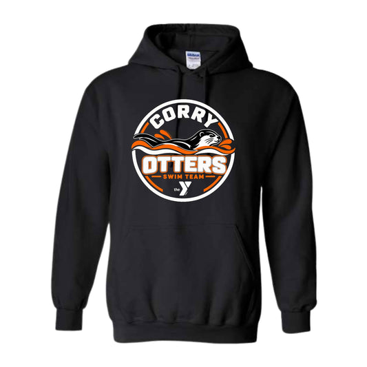 Otters Swim Circle Hoodie - ADULT