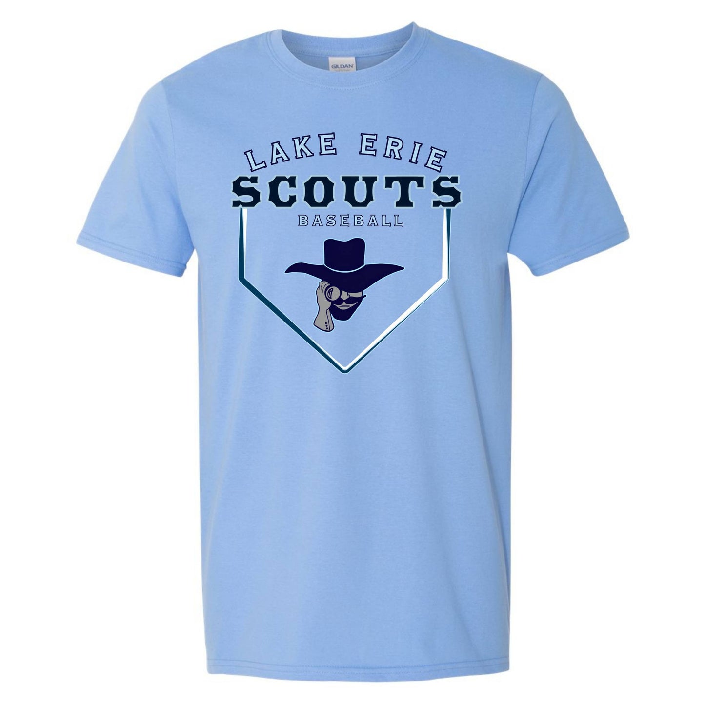 Scouts Baseball T-Shirt - Home Plate Design