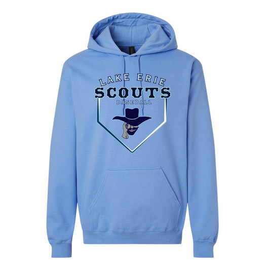 Scouts Baseball Hoodie - Home Plate Design