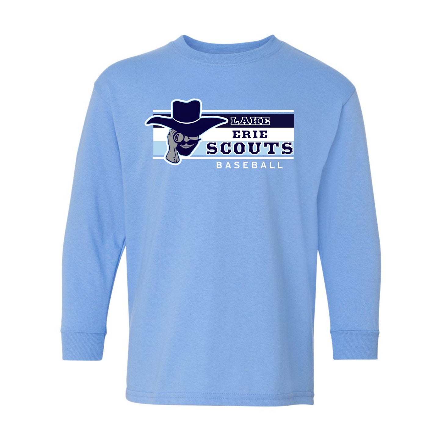 Scouts Baseball Long Sleeve Tee - Stripe Design