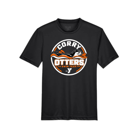Otters Swim Performance Circle T-Shirt - YOUTH