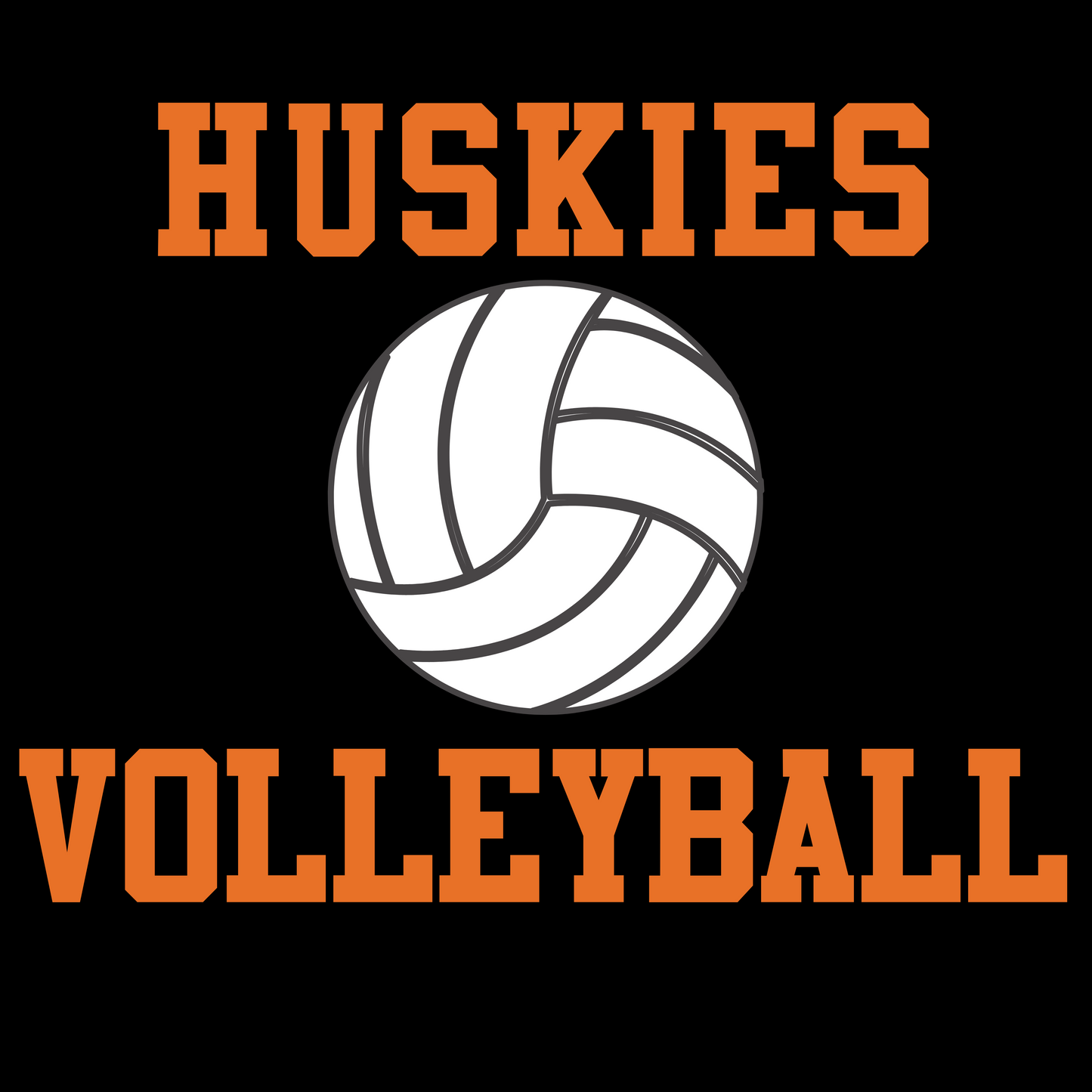 Huskies Volleyball Hoodie