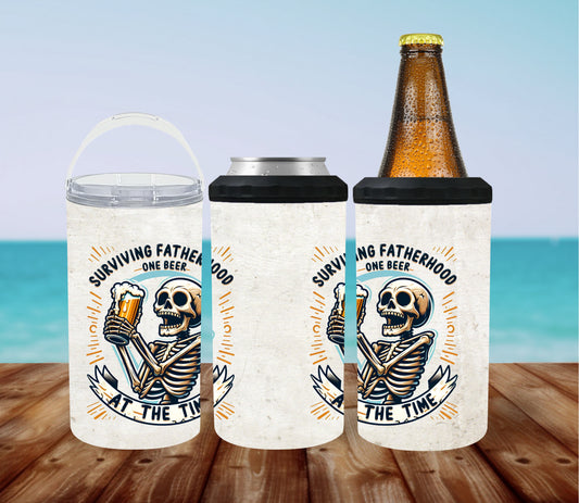 Surviving Fatherhood 4-in-1 Can Cooler