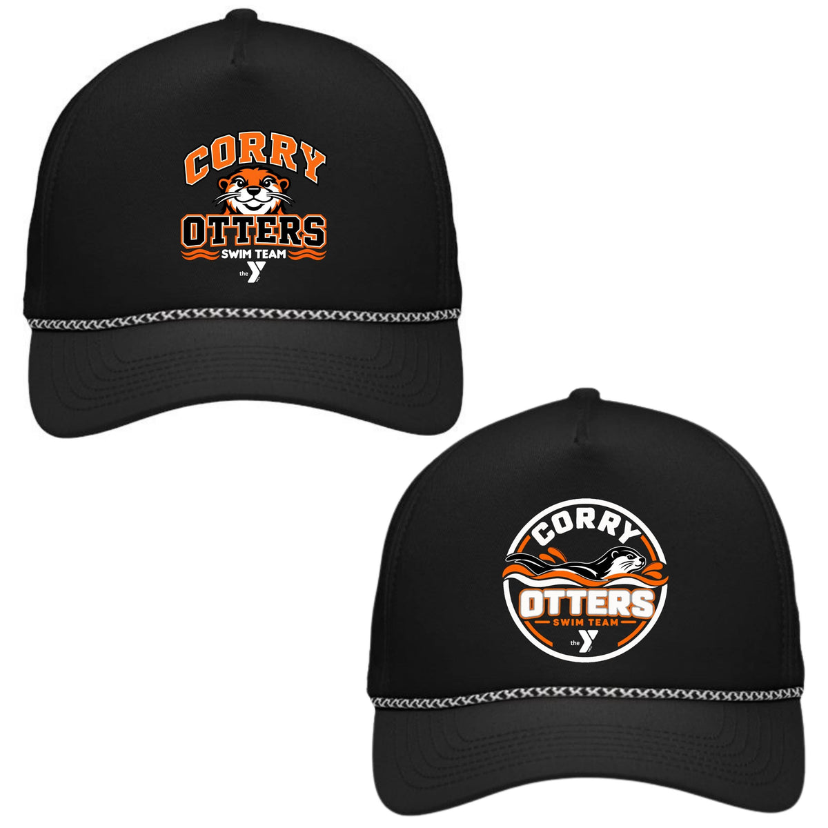 Otters Swim Baseball Hat