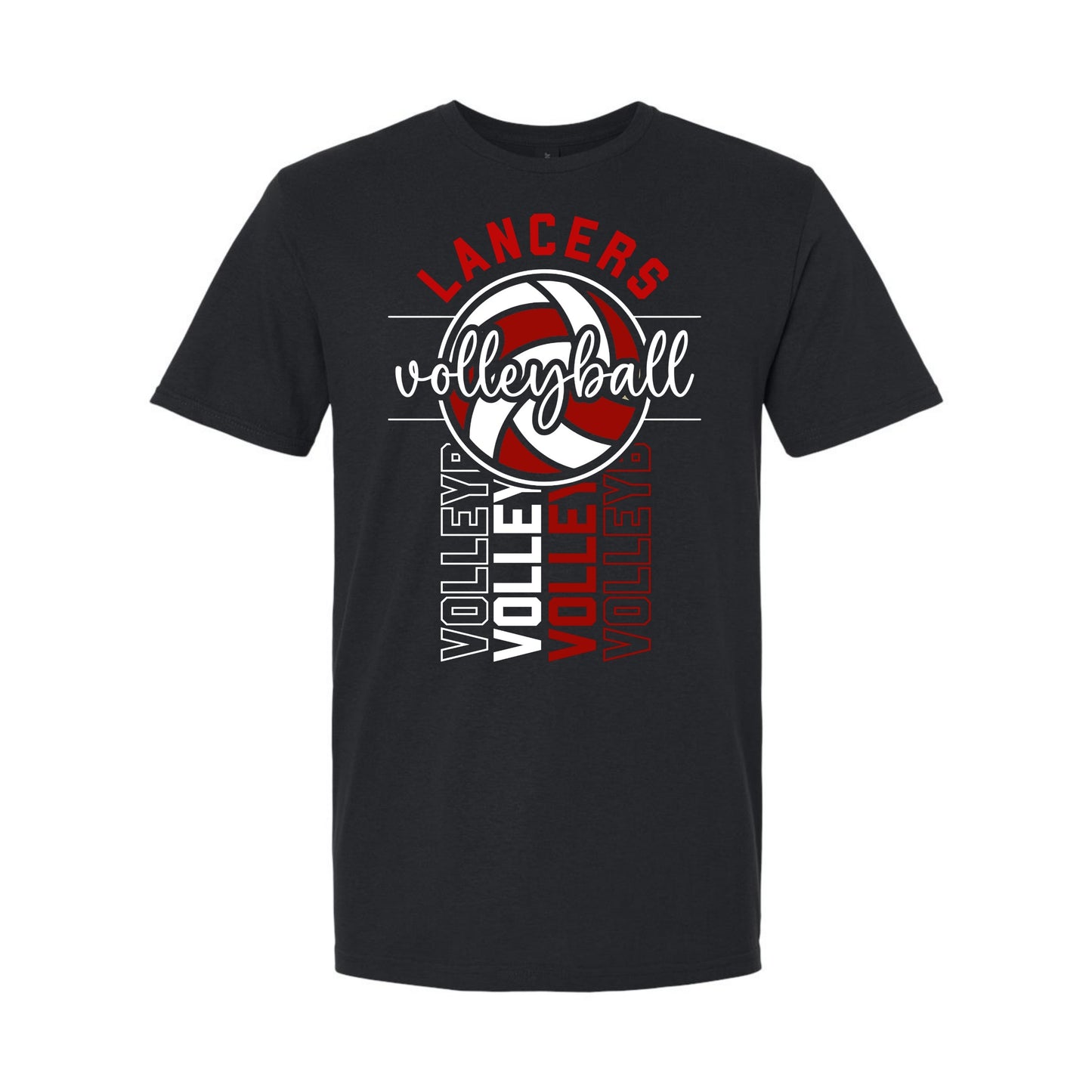 Lancers Volleyball On Repeat Tshirt