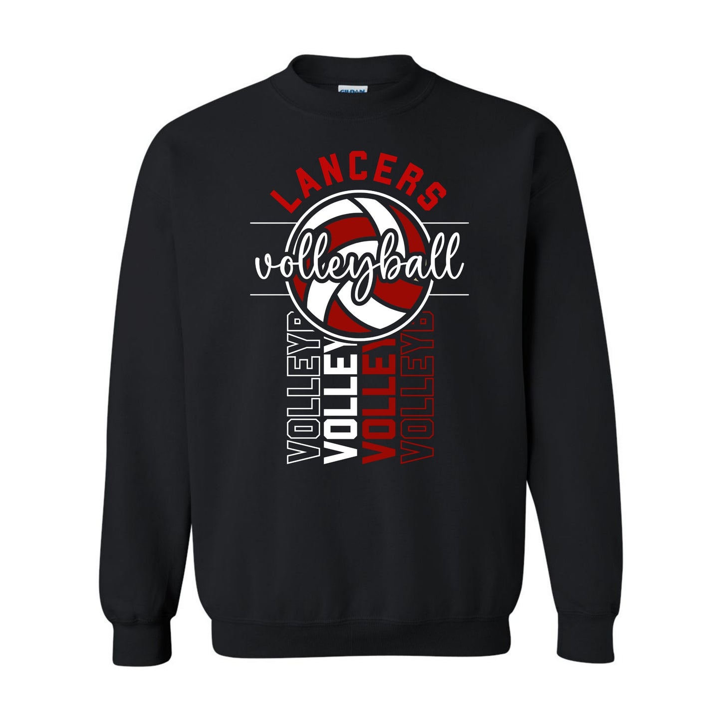 Lancers Volleyball on Repeat Sweatshirt