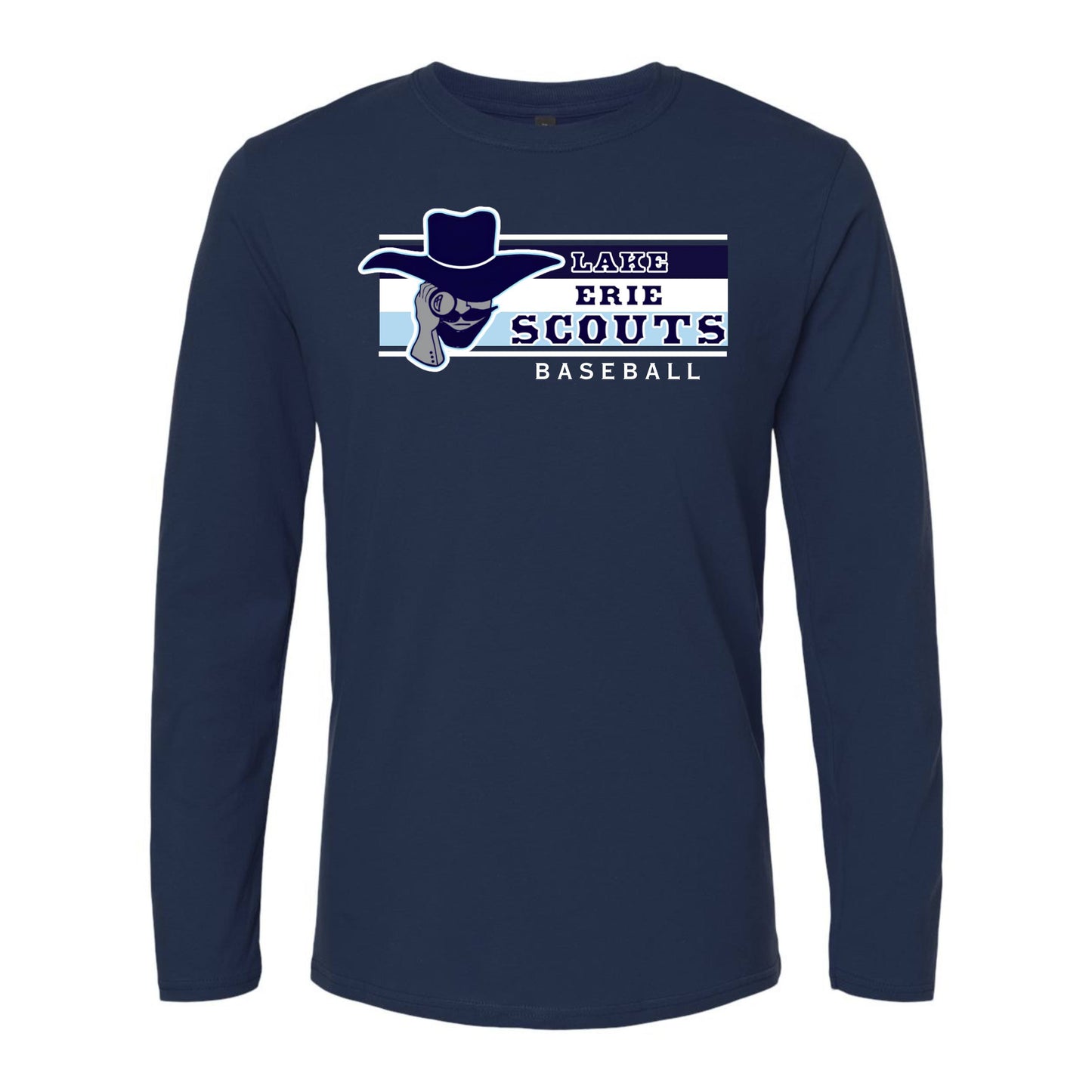 Scouts Baseball Long Sleeve Tee - Stripe Design