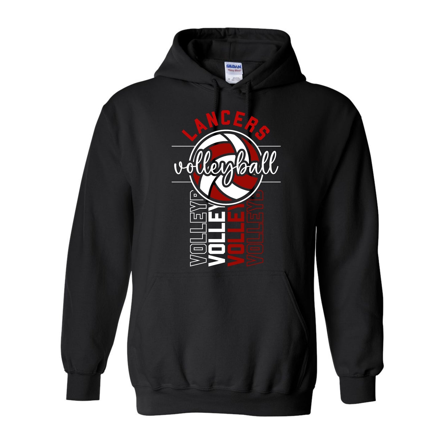 Lancers Volleyball on Repeat Hoodie