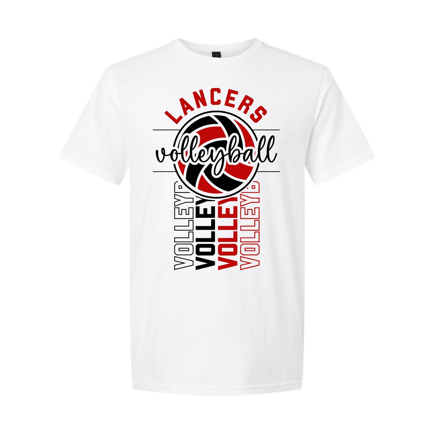Lancers Volleyball On Repeat Tshirt