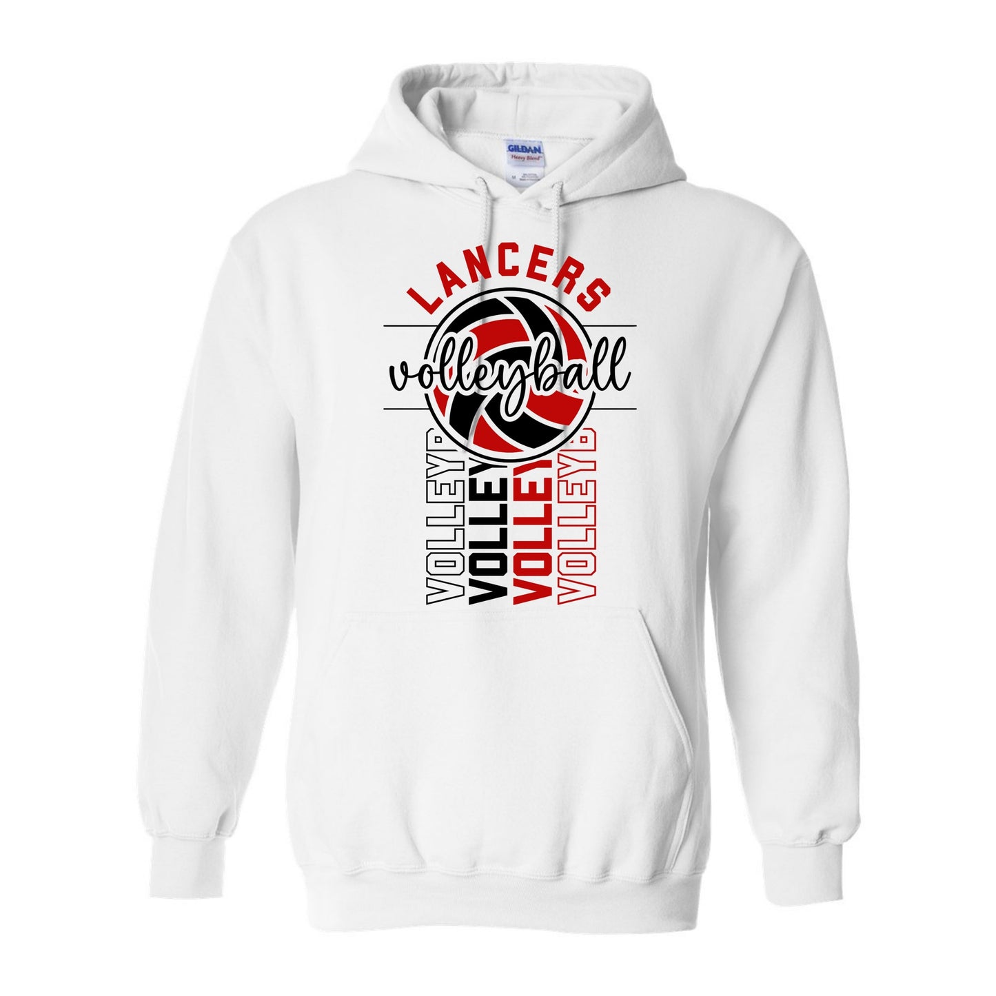 Lancers Volleyball on Repeat Hoodie