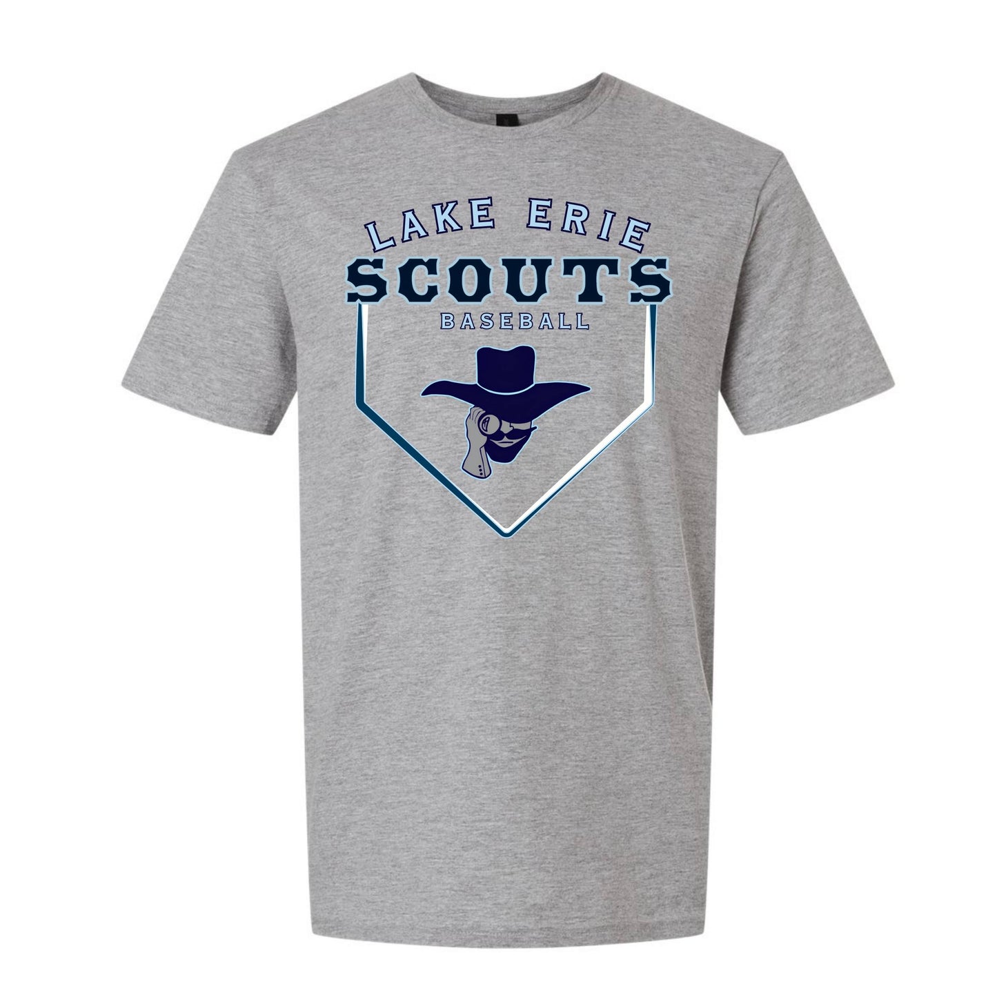 Scouts Baseball T-Shirt - Home Plate Design