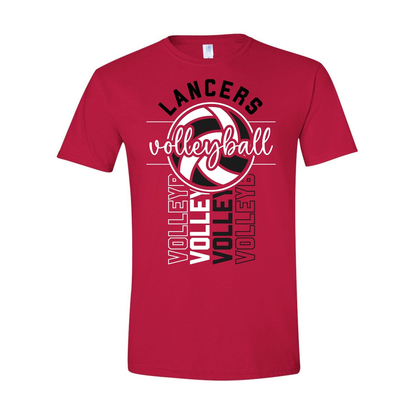 Lancers Volleyball On Repeat Tshirt
