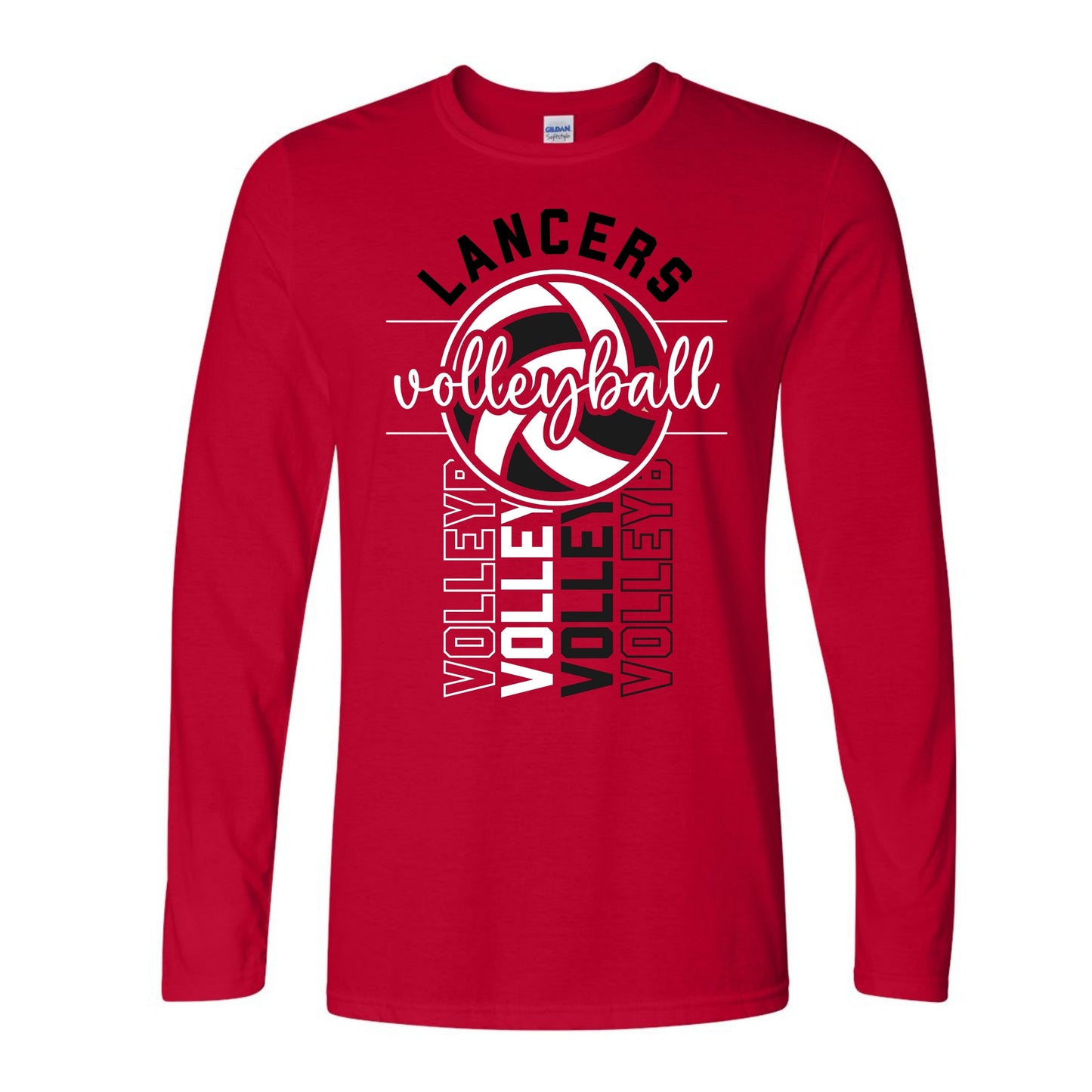 Lancers Volleyball On Repeat Long Sleeve Tee