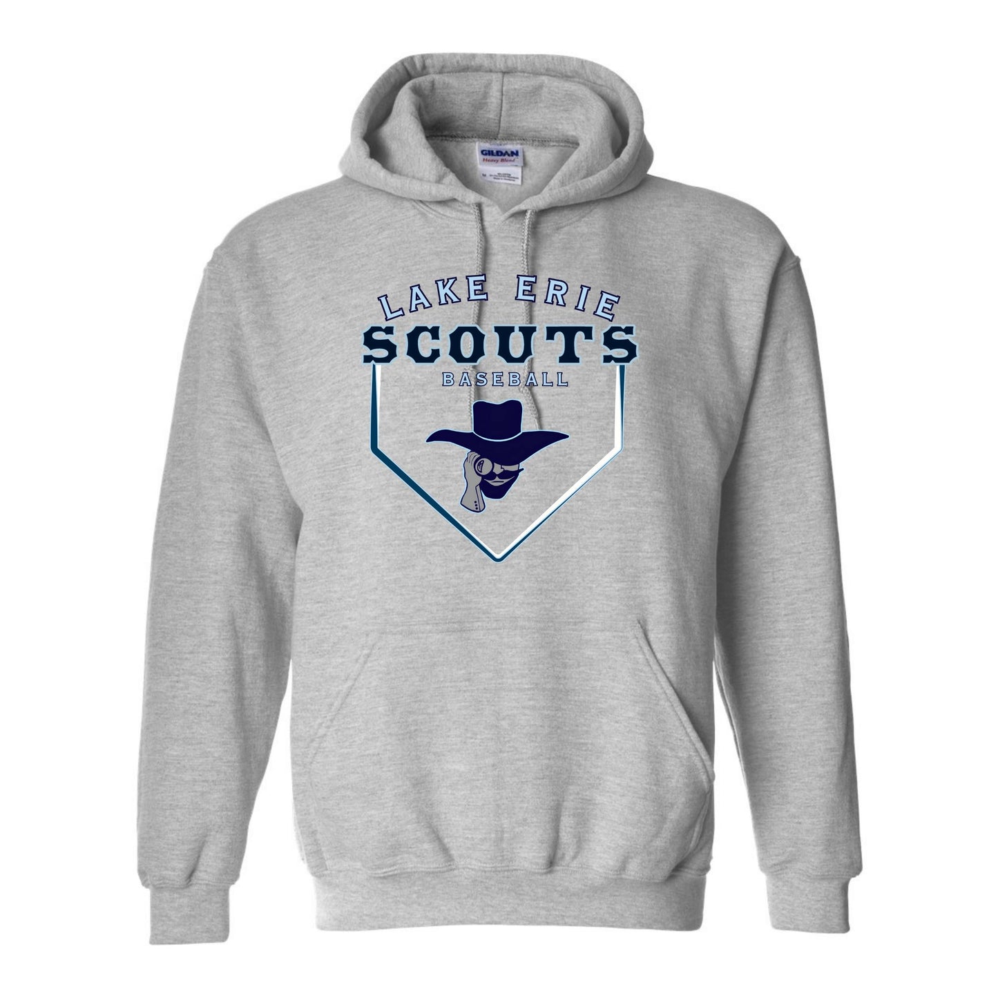 Scouts Baseball Hoodie - Home Plate Design