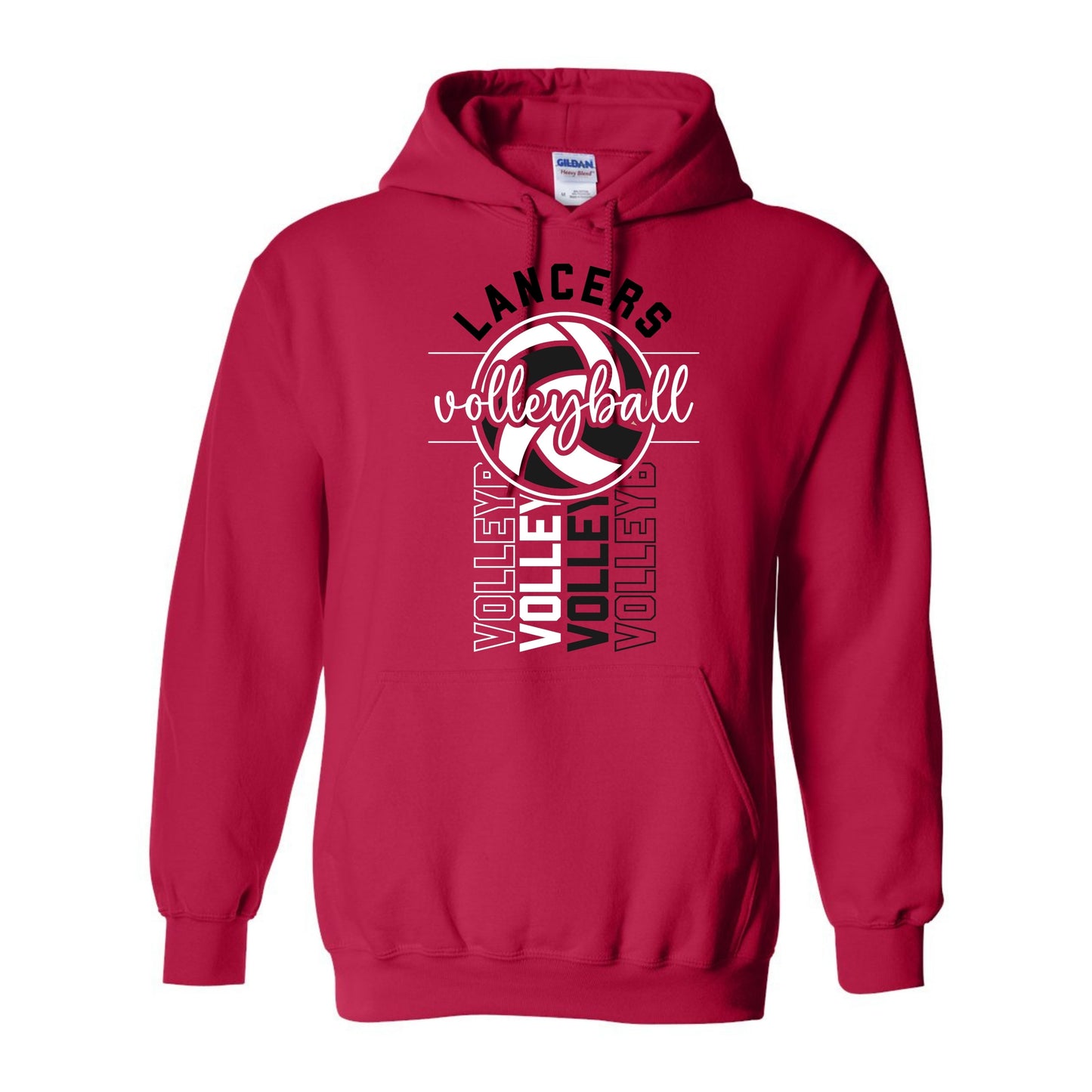 Lancers Volleyball on Repeat Hoodie