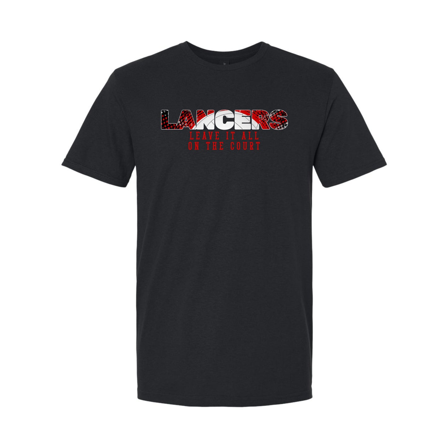 Lancers Volleyball - Leave it all on the Court - T-Shirt