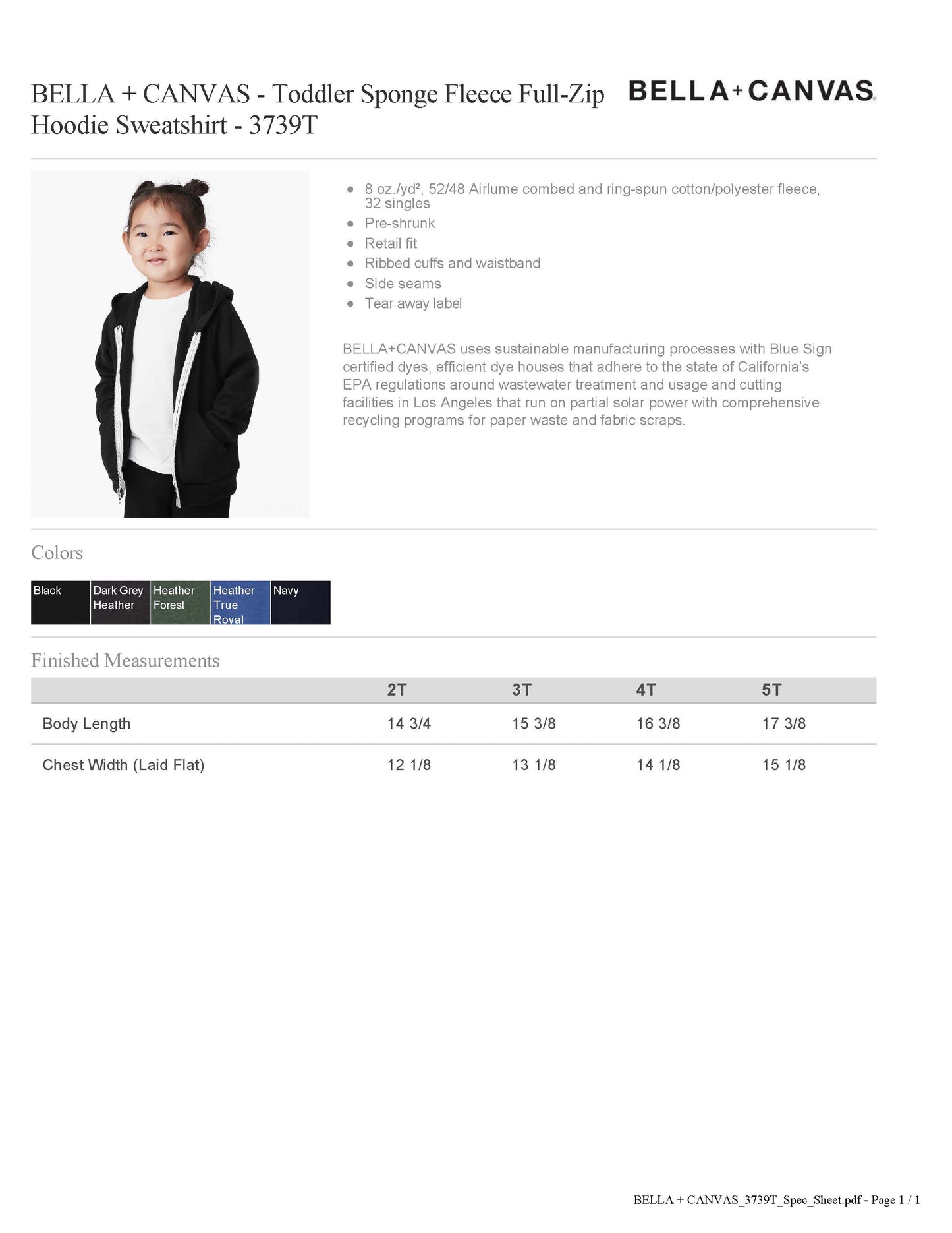 Sweeney Toddler Zip Up