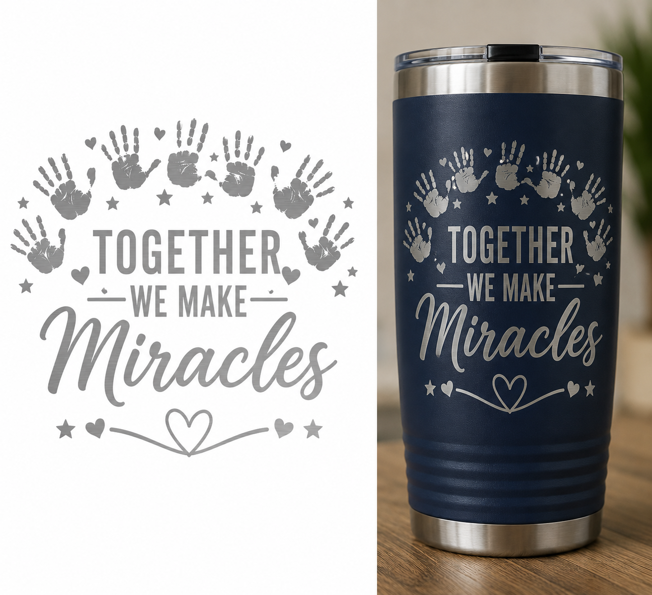 CMN Engraved Travel Mug