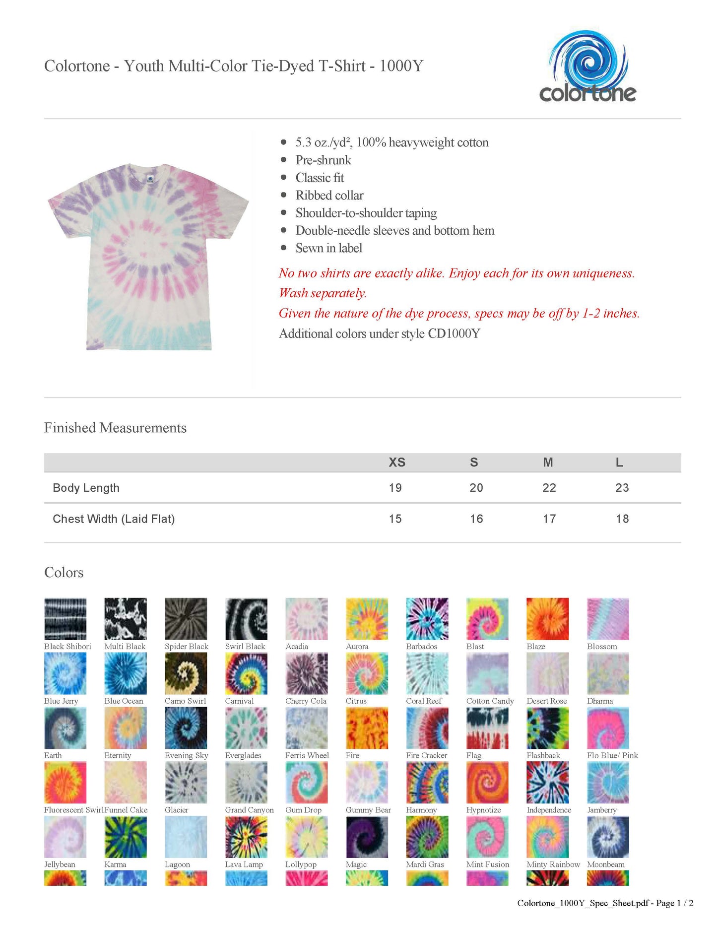 UC Bears Tie Dye Tshirt - REPEAT
