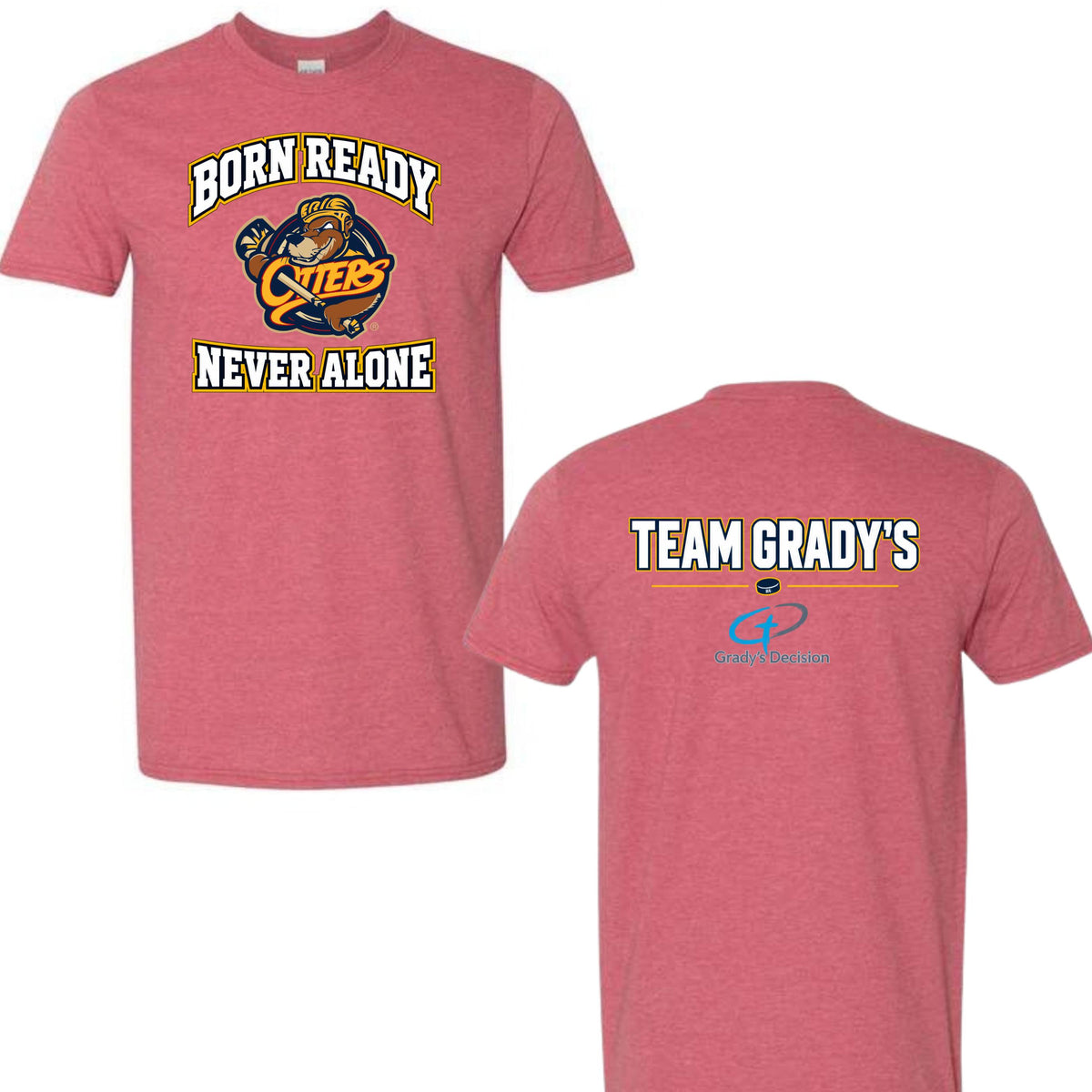 Otters Night Adult T-Shirt