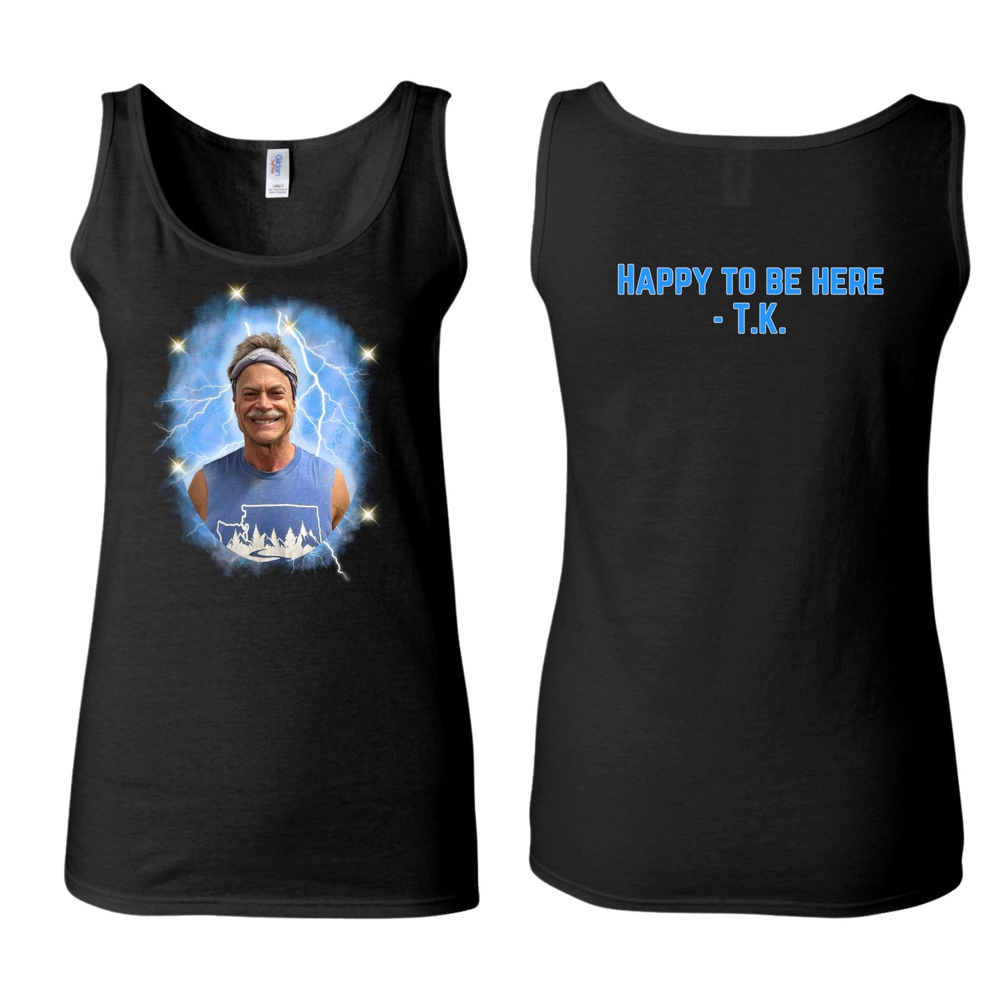Happy to Be Here Womens Tank