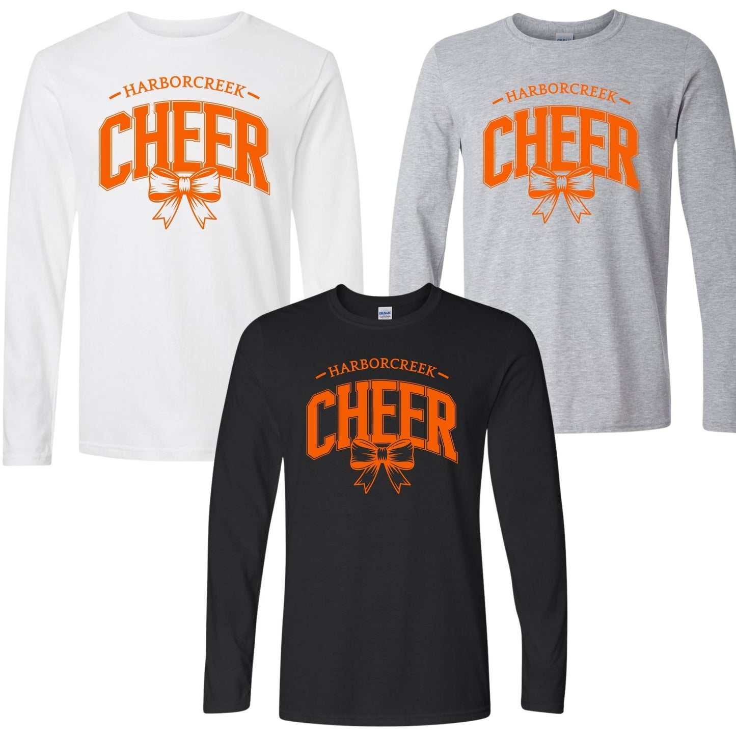 HCLG Cheer Bow Long Sleeve