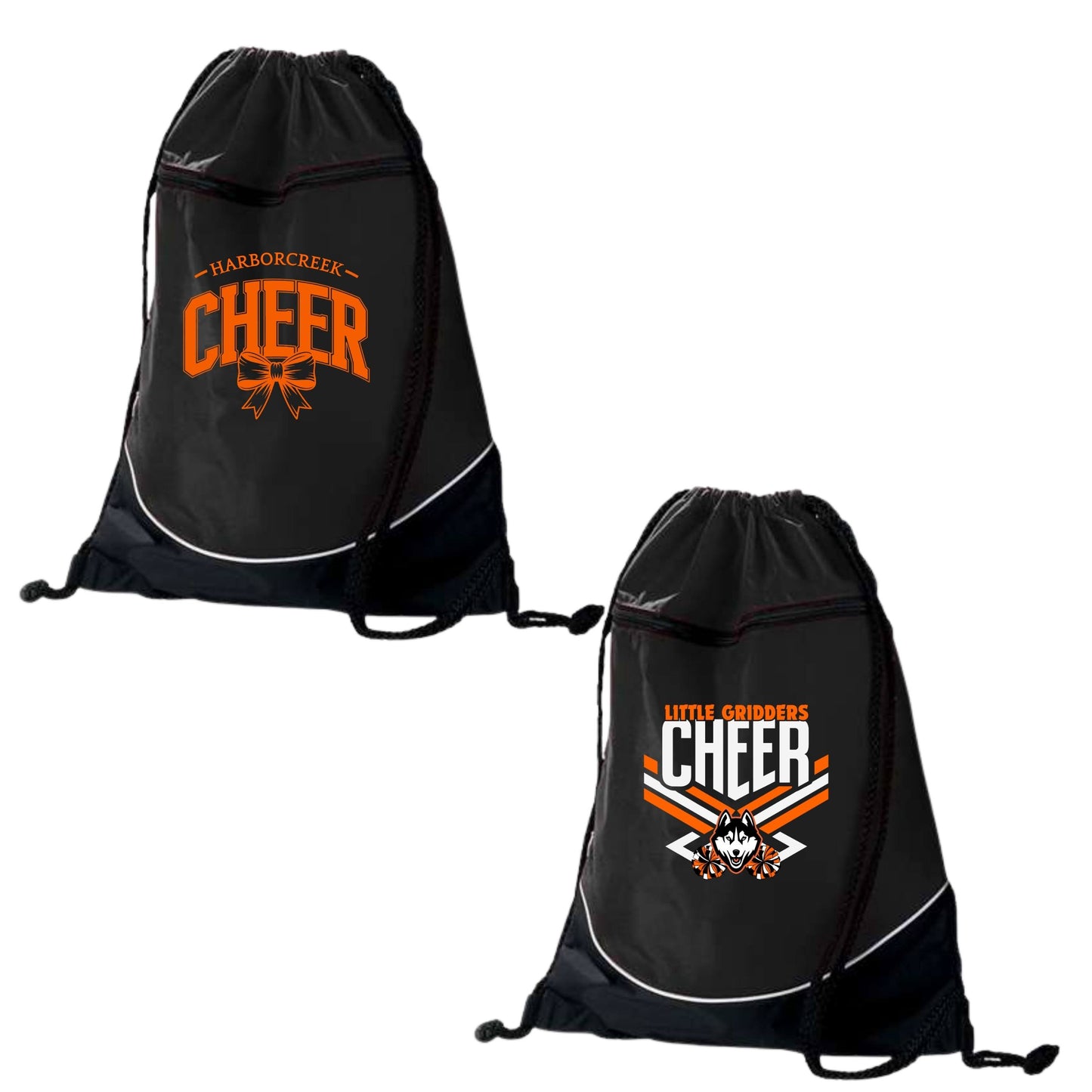 Harborcreek Little Gridders Cheer Drawstring Bag