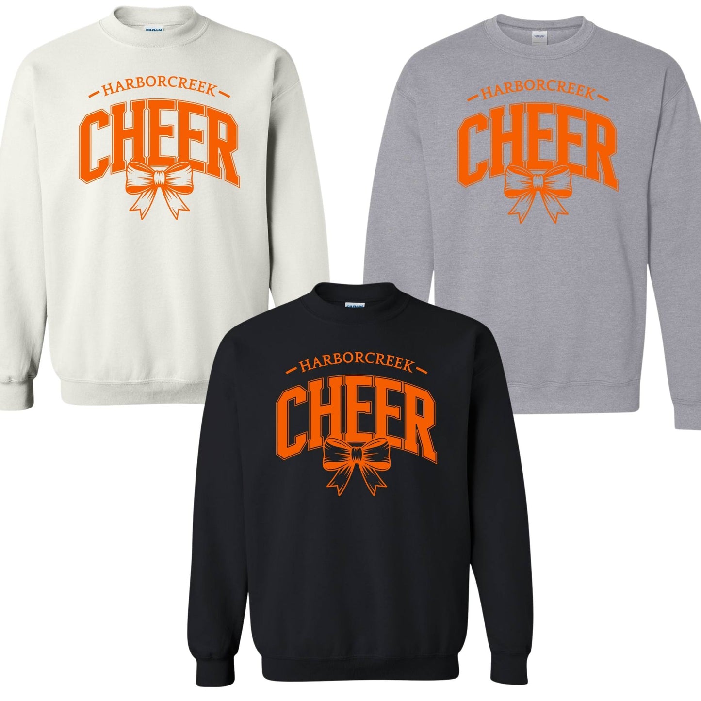 HCLG Cheer Bow Sweatshirt