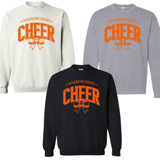 HCLG Cheer Bow Sweatshirt