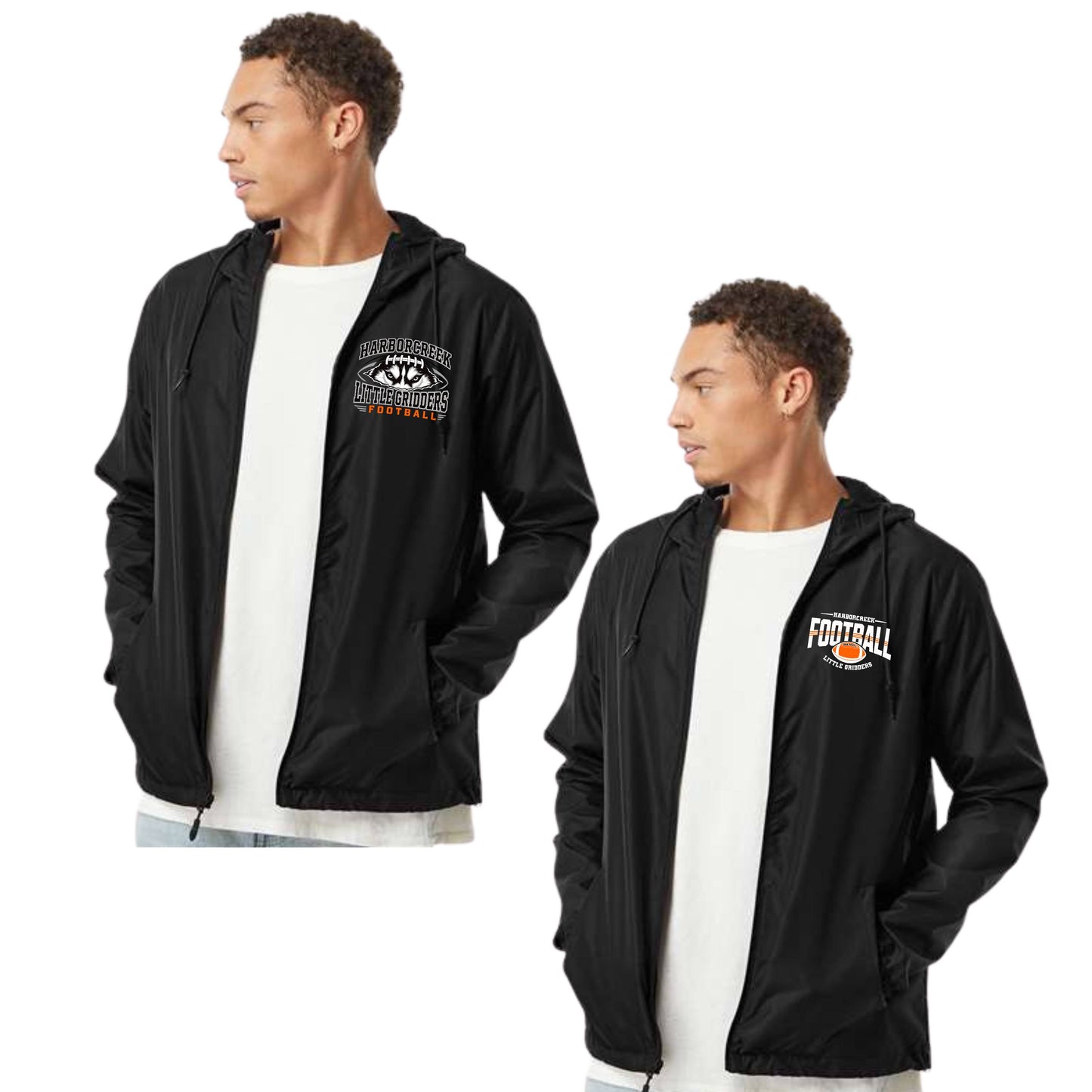 HCLG Football Adult Windbreaker