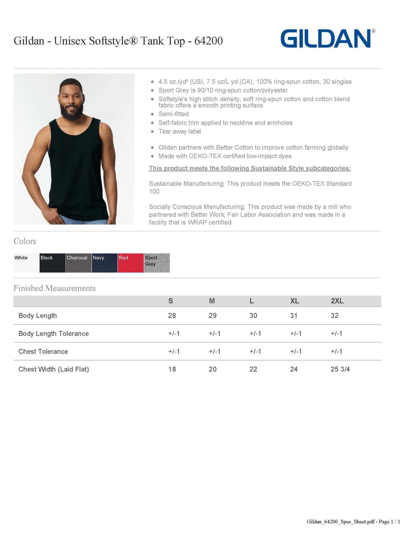 Mens Tank for Sweeney Fitness