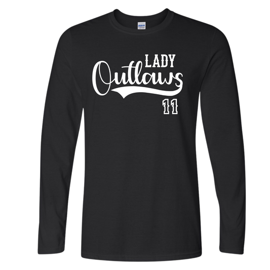 Lady Outlaws YOUTH Long Sleeve - DESIGN 1