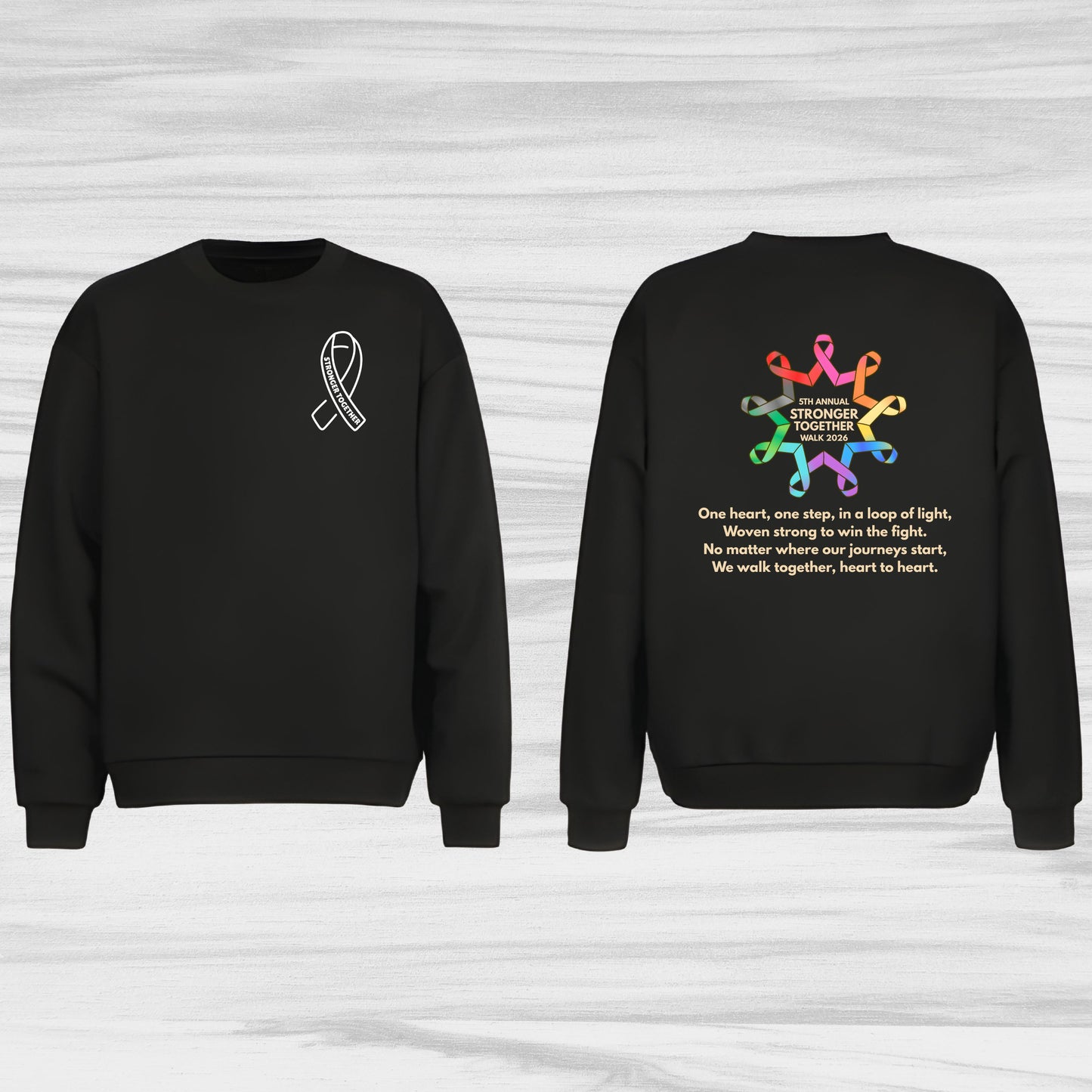 Stronger Together Support Sweatshirt