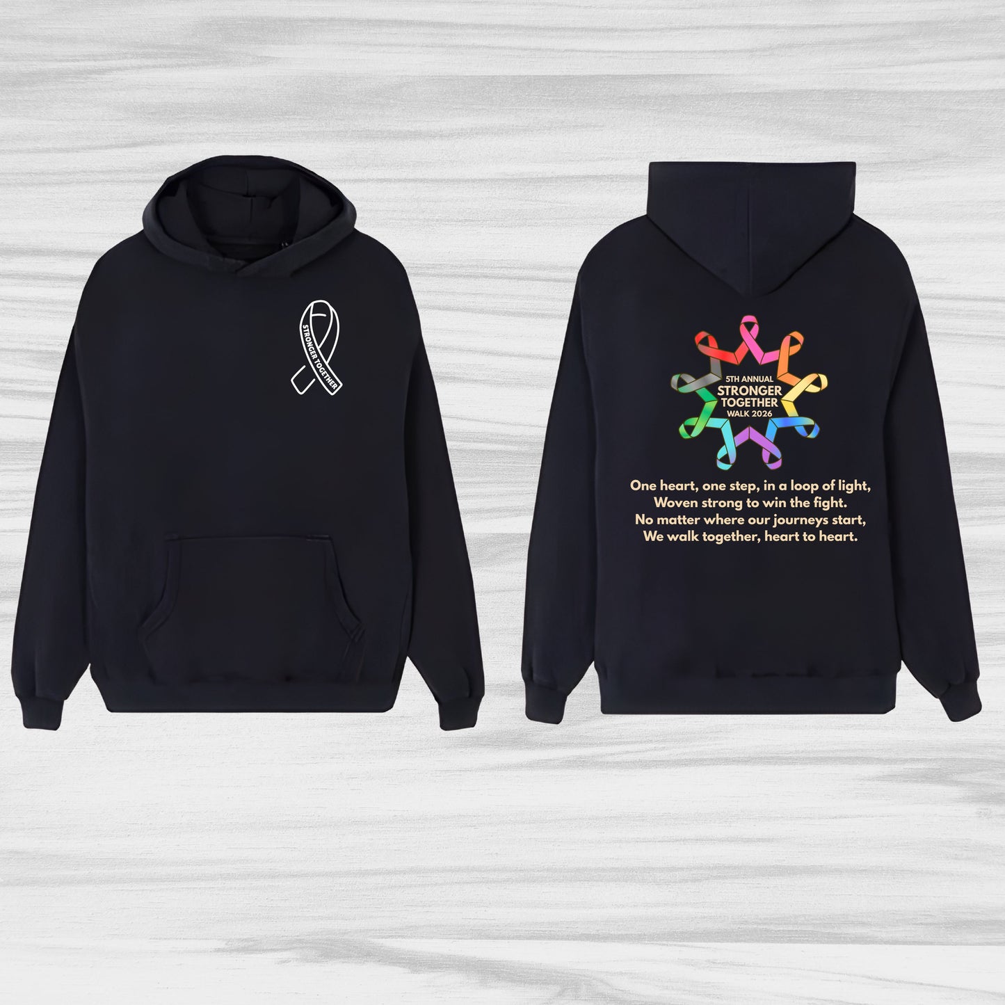 Stronger Together Support Hoodie