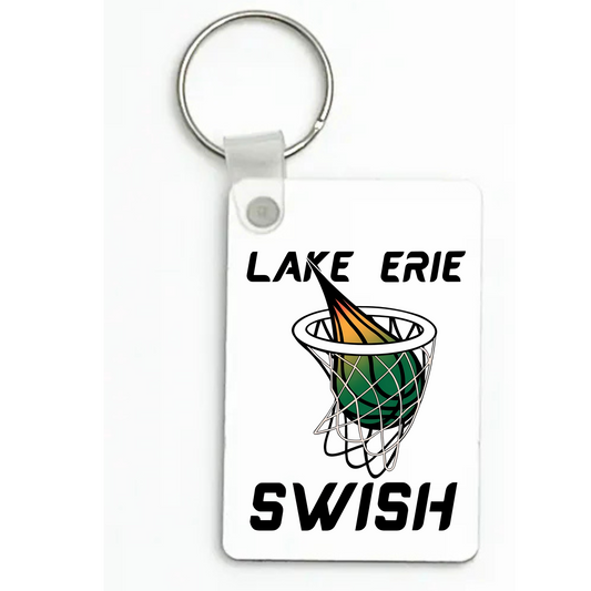 Swish Basketball Keychain