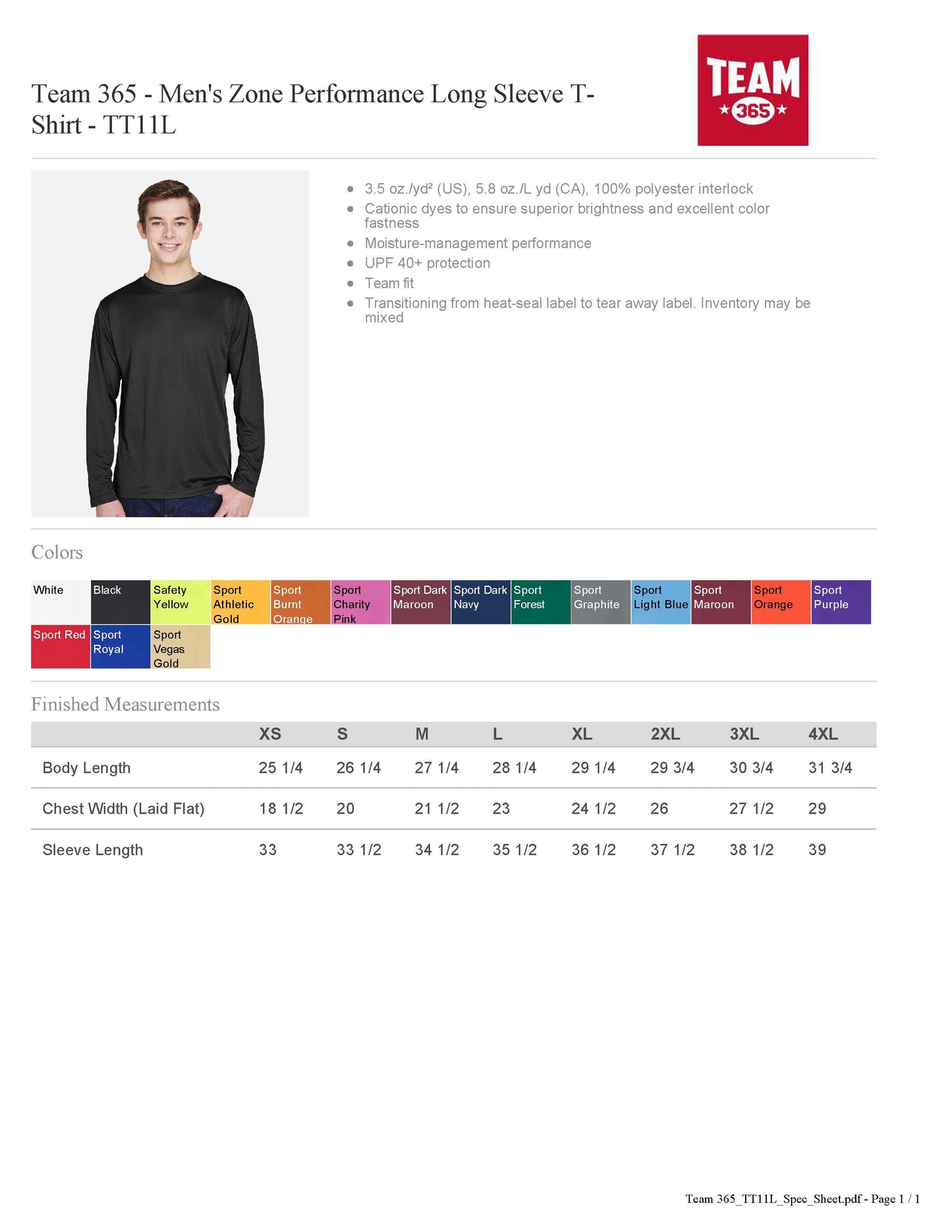 Swish DriFit Long Sleeve ADULT
