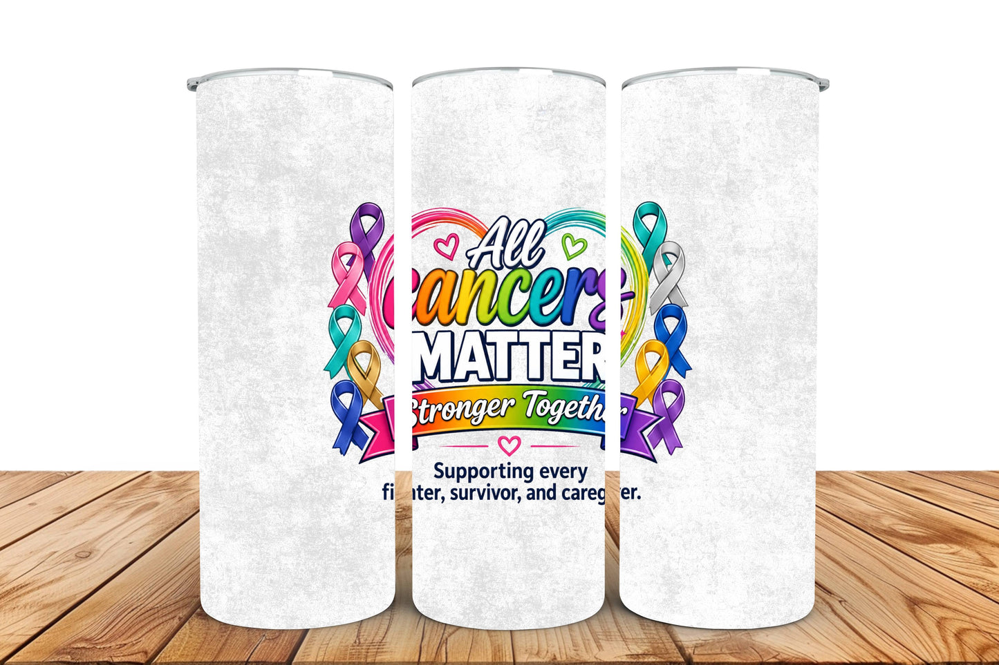 Stronger Together Skinny Tumbler