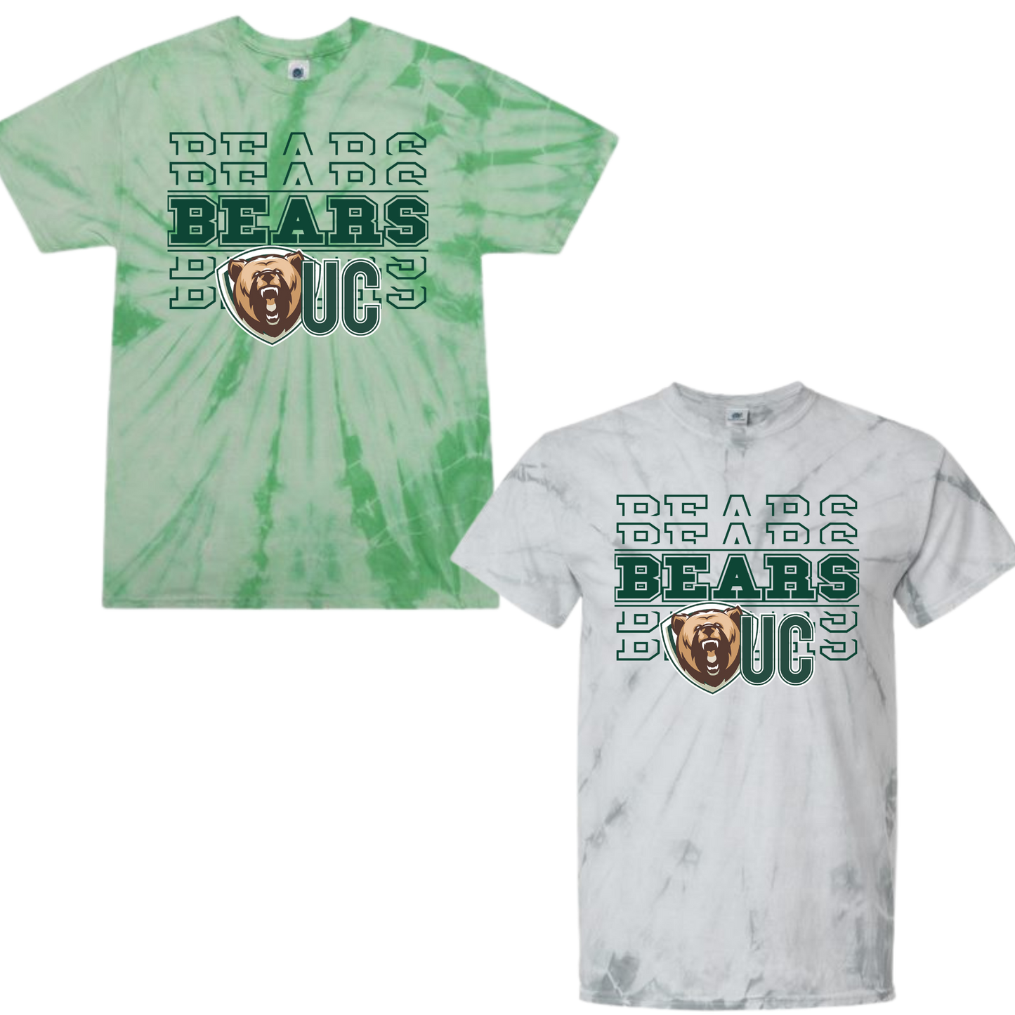 UC Bears Tie Dye Tshirt - REPEAT
