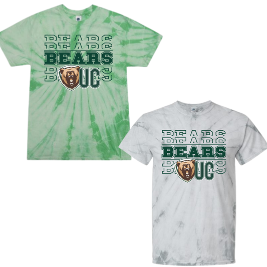 UC Bears Tie Dye Tshirt - REPEAT