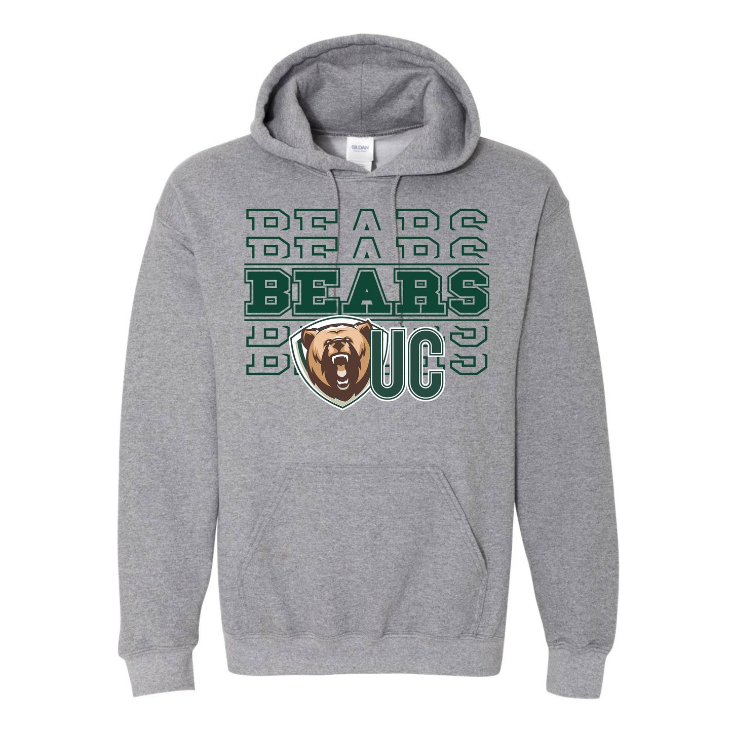 UC Hoodie Adult - Bears Repeat