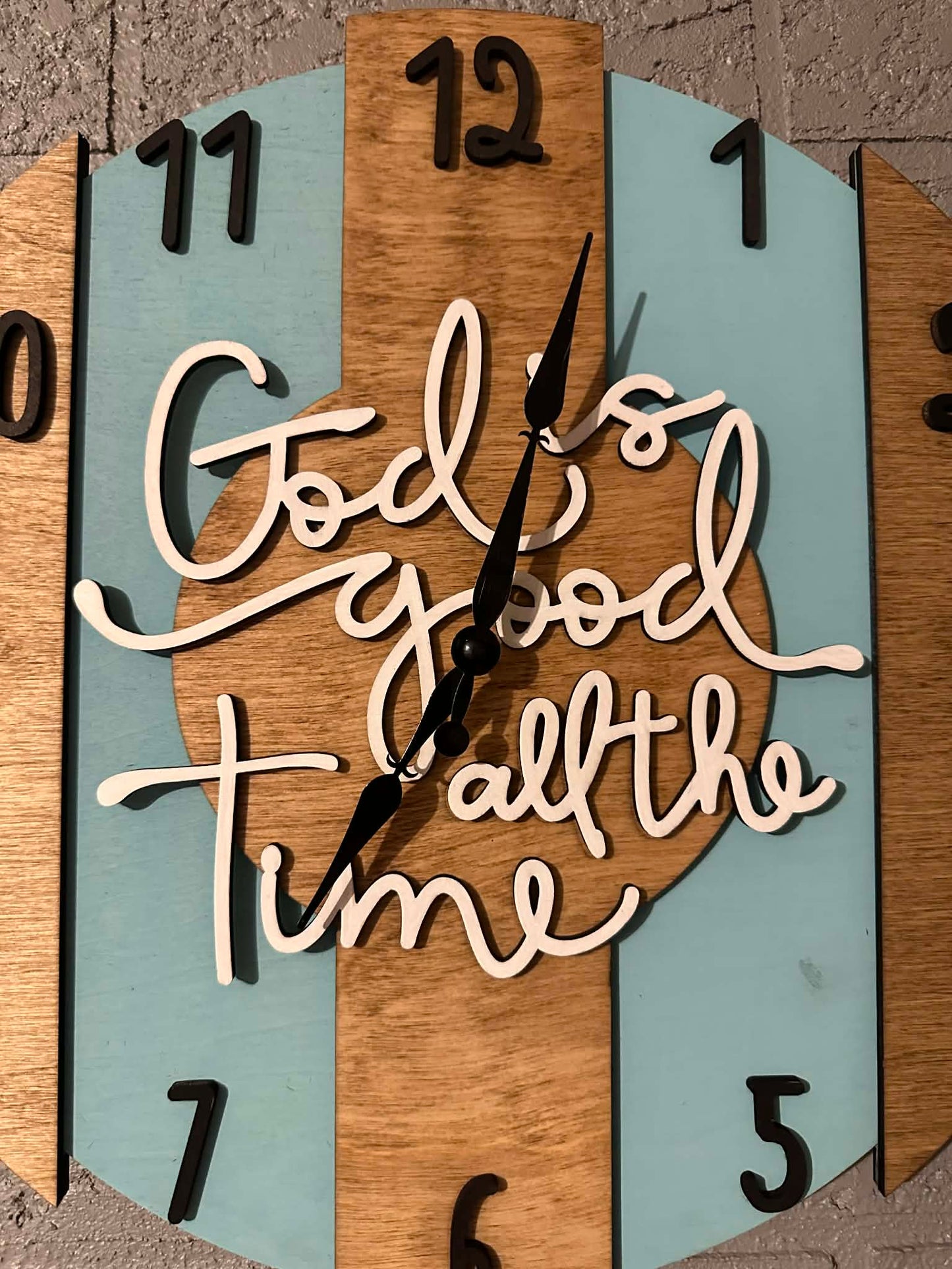"God is Good" Clock